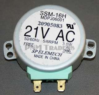 21 VAC Microwave Synchronous Motor SSM 16H MDPJ06001  