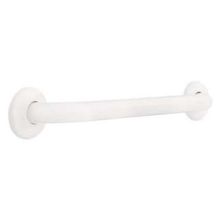 Franklin Brass 18 in. x 1 1/4 in. Stainless Steel Grab Bar in White 