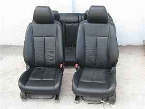 2008 Nissan Altima Black Leather Seats Set Interior OEM  