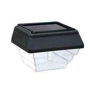   Black Solar Light for Posts or Stairs (2 Pk) 125289 at The Home Depot