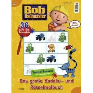Bob der Baumeister Malbuch, Band 8 Bobs Sudoku  und Rätselmalbuch 