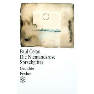 Die Niemandsrose / Sprachgitter  Paul Celan Bücher
