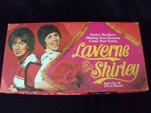 Laverne & Shirley Board Game Lenny Squiggy Happy Days  