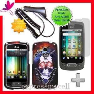 Charger + Screen + Case Cover Telus LG OPTIMUS ONE T SK  