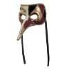 Karneval / Kostüm / Halloween Venezianische Maske   Turchetto nero 