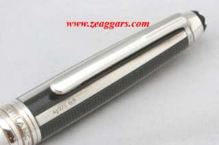   solitaire silver fibre guilloche ballpoint pen with ident no. 35998