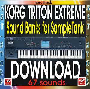   TRITON EXTREME   Sound Samples Banks For SampleTank 1,8gb 