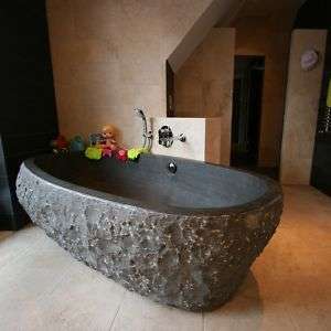 Freistehende designe Oval Badewanne aus Hartgestein  
