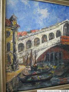UNGER W.H.,*1929 Venedig mit Rialtobrücke  