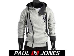 PJ Mens Slim Top Designed Hoodie Jacket Winter Coats  
