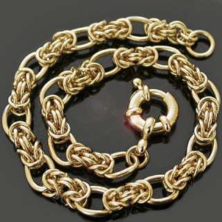 Byzantium Link 24k Gold layered Ladies Bracelet with Solid BOLT 