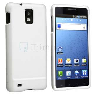   +White Hard Case+USB Cable+LCD SP For Samsung Infuse i997 4G  