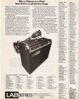 1978 THE LAB SERIES PROFESSIONAL AMPLIFIER AD  