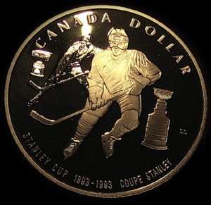 1993 Canadian Silver Dollar SILVER STANLEY CUP COIN  
