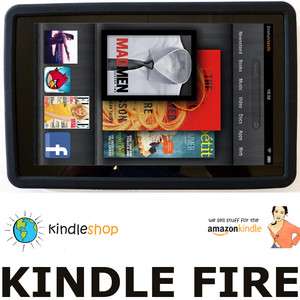 NEW Kindle FIRE BLACK Silicone Gel Skin Case Cover 3G Wifi   QUICK 