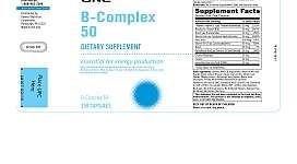 GNC Vitamin B Complex 50, 250 Capsules #TS  
