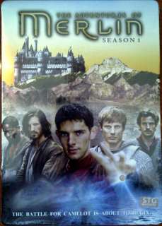 MERLIN Season 1, BBC Camelot Fantasy RARE Steelbook DVD Booklet & Cool 
