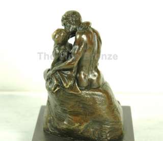signed Rodin Bronze sculpture  THE KISS  