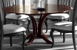 Cherry Queen Anne 60” Octagon Dining Table  