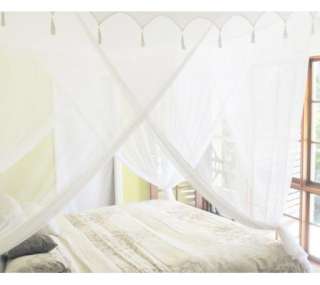 Decorative Top Cotton Box Mosquito Net KING size Canopy  