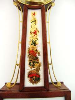 Antique Mt Vernon Banjo Clock with Mahogany Case  