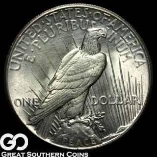 1927 Peace Silver Dollar NEAR GEM BU++ ** BETTER DATE DOLLAR!!!  