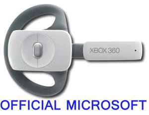 Official Microsoft XBox 360 Wireless Headset w/Mic GENUINE LIVE White 