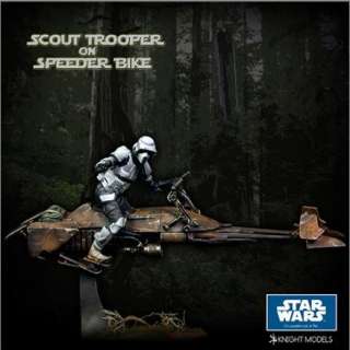 Star Wars Premium: Scout Trooper on Speeder Bike 72mm  