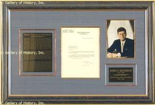 JOHN F. KENNEDY   TYPED LETTER SIGNED 01/23/1953  
