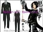 Black Butler Sebastian Michaelis Tails Cosplay Costume   Custom Made 