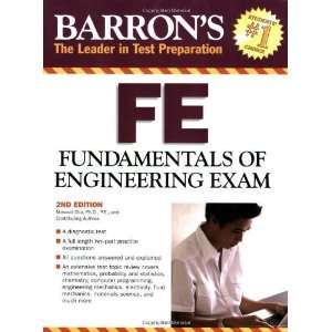  Barrons FE Fundamentals of Engineering Exam [Paperback 