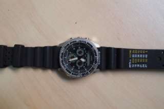 Rare model Citizen quartz Alarm Dive Chronograph   vintage watch 