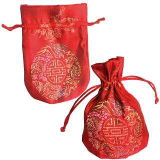 10 Chinese Brocade Pouch Purses Jewelry Coins Gift Bag  