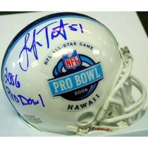  Lofa Tatupu Autographed Mini Helmet   (Pro Bowl Sports 