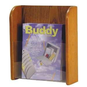    Buddy 0623 Oak / Acrylic Literature Organizer