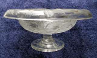 TUTHILL Vintage Pattern Bowl Double TT American Brilliant Cut Glass 