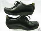 Ladies Clarks Black patent leather wedge shoes ENERGY POWER D FITTING 