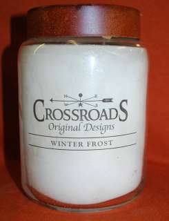 26 Oz Scented Candle by Crossroads Winter Frost  