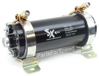 SX Performance 18208 Fuel Pump EFI / Carb 255 LPH Black  
