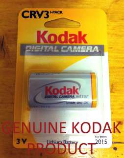 Kodak CRV3 Lithium Camera Battery 3V Genuine Sealed  