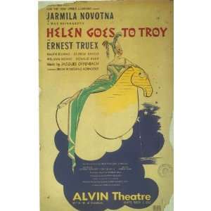 Helen Goes To Troy Poster (Broadway) (11 x 17 Inches   28cm x 44cm 