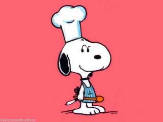 Snoopy Chef Little Chef Iron on Transfer A4  