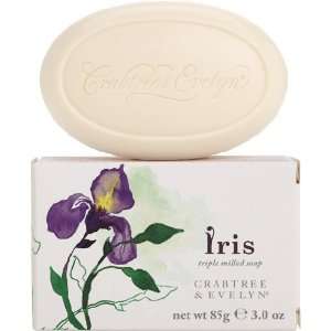  Crabtree & Evelyn Iris   Triple Milled Soap Set: Beauty
