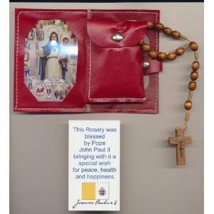 Rosary Blessed by Pope John Paul II on 8/17/2002 in Krakow Poland with 