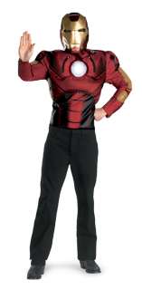 Adult Iron Man Muscle Costume   Iron Man Costumes   15DG7191