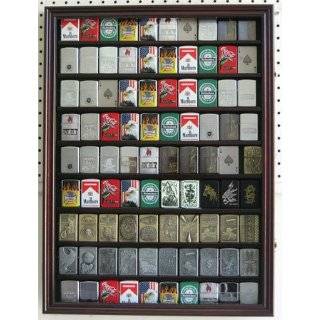 ZIPPO Lighter Display Case Cabinet for Military, Sport, Music lighters 
