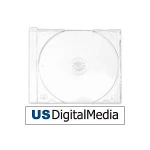    USDM Unassembled Jewel Case Tray Single Disc Clear Electronics