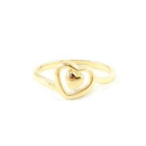  Gold plated ring Love.   Taille 60 Jewelry