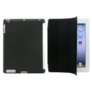   Black Smart Cover case for iPad 2 + Black TPU Back Cover Electronics