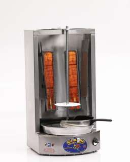 AutoGyros Vertical Broiler Natural Gas or LP Tacos Al Pastor Machine 